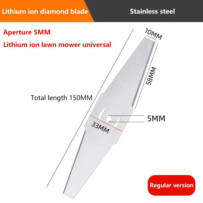 8Pcs Rust Resistant Grass Trimmer Blade Set Stainless Steel Quick Install for Outdoor Yard Garden Weeding Work