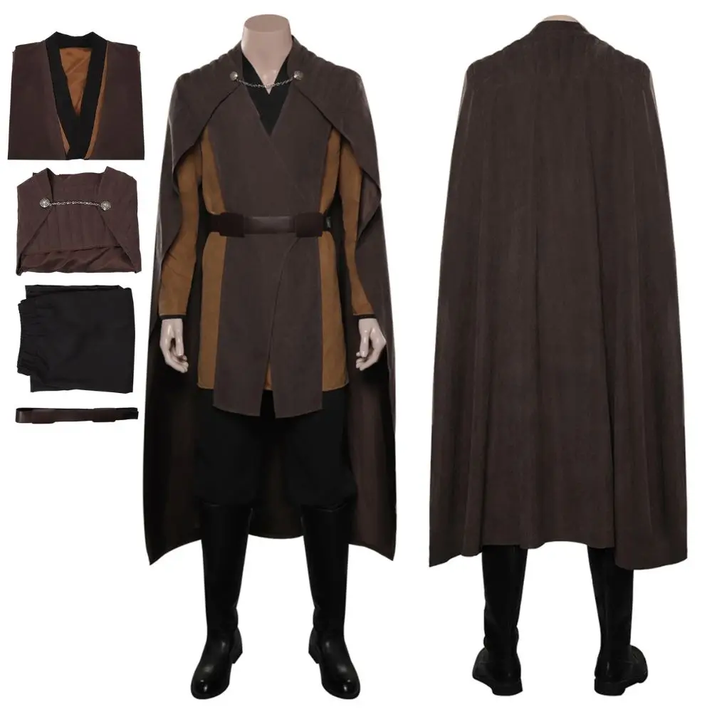 

Count Dooku Cosplay Space Battle Costume Disguise for Adult Men Uniform Jedi Knight Roleplay Outfits Halloween Carnival Suit