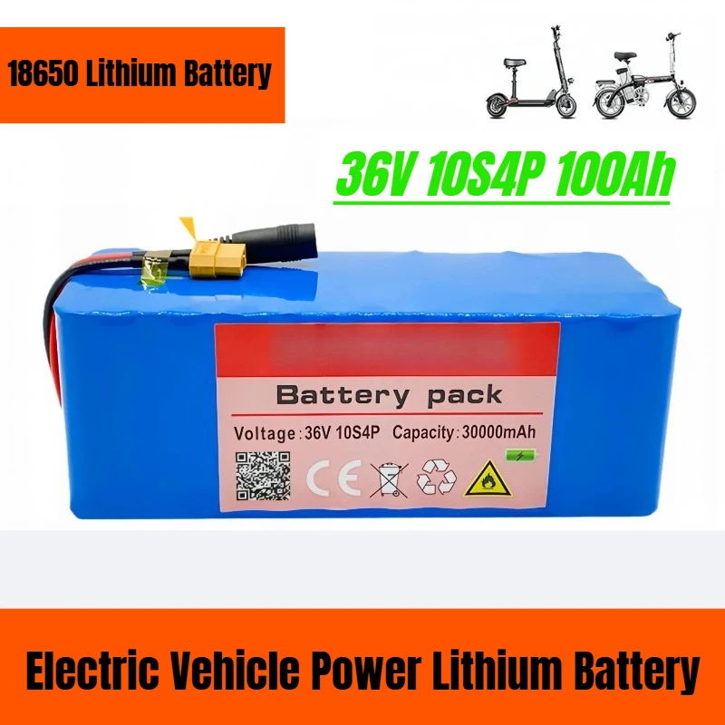 

18650 Lithium Battery 36V 10S4P 100Ah Electric Vehicle Power Lithium Battery