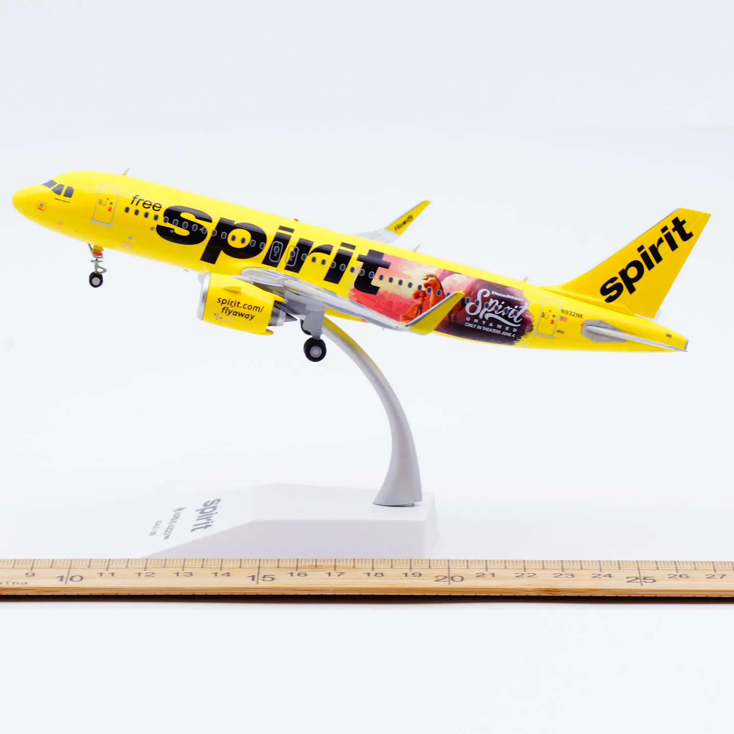 SA2066 Alloy Collectible Plane Gift JC Wings 1:200 Spirit Airlines Airbus A320NEO Diecast Aircraft Jet Model N932NK