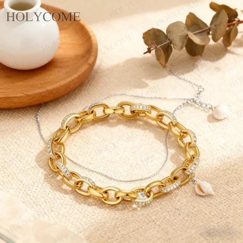 925 Sterling Silver Custom Bracelet Moissanite Diamond Round D Color Sparkling Jewelry Ideal Gift for Women&Fashion Accessory
