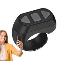 3-button Blue tooth Remote Control Page Turner Phone Remote Control Ring Phone Turn Page Click Like Selfie For Tiktoks