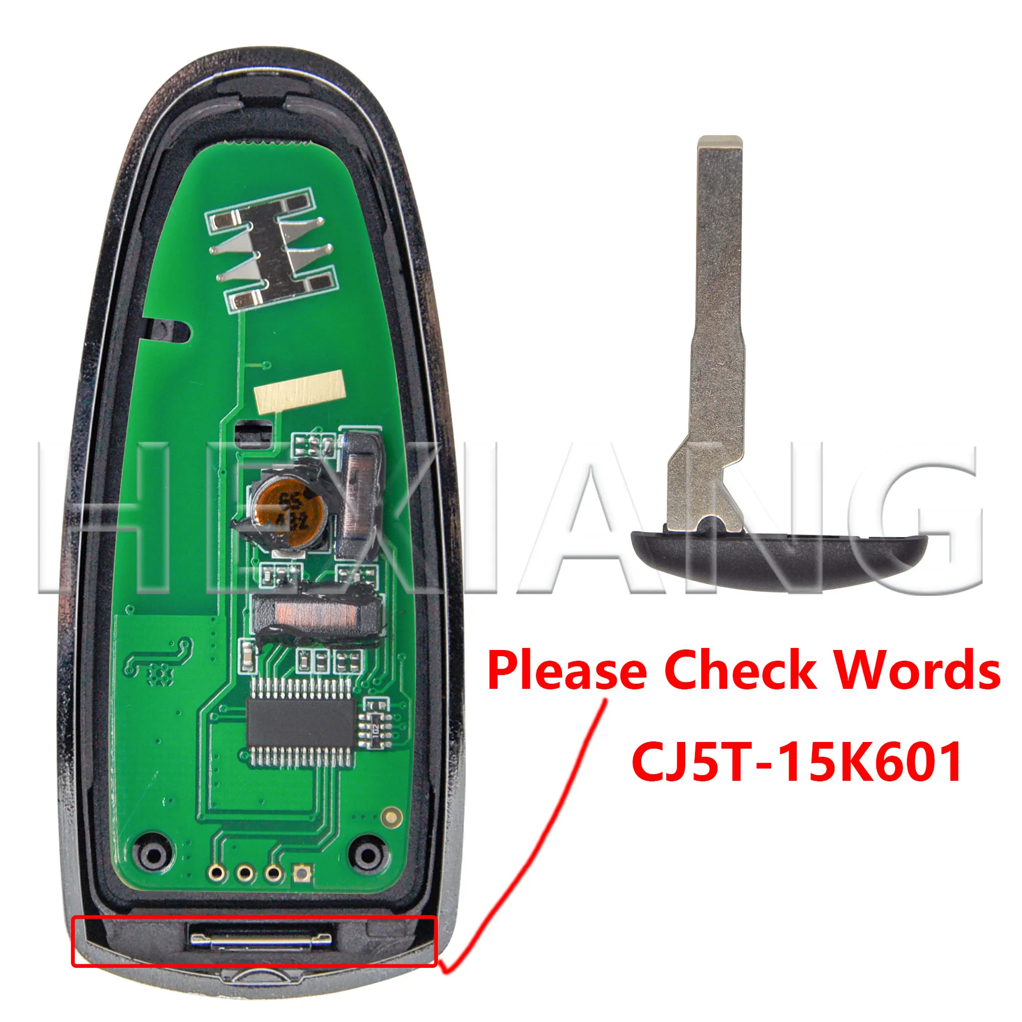 HE CJ5T-15K601-DX 4D63+/4D83 DST80 315MHz Keyless Go Car Remote Key M3N5WY8609 For Ford Escape Focus C-max Maverick 2013 - 2018