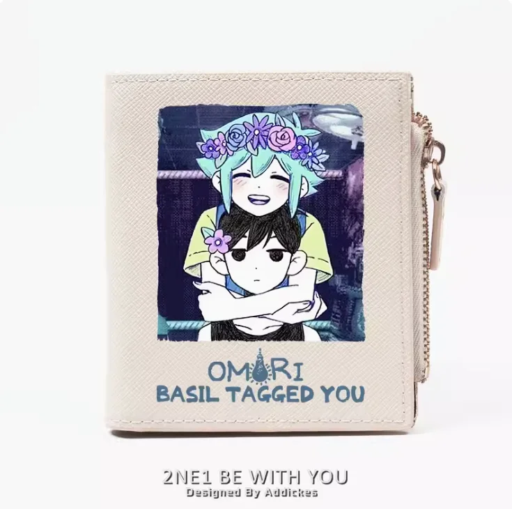 

Anime Omori Fashion Wallet PU Purse Card Coin Zipper Money Bag Cosplay Gift B243