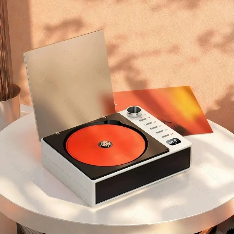 New Retro Cd Player Music Album Bluetooth Stereo All-in-one Player Record Player Cd Playe