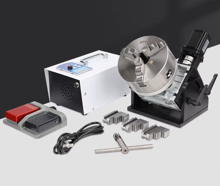CNC precision indexing and speed-regulating rotary table, robotic arm argon arc welding, laser welding, circumferential welding
