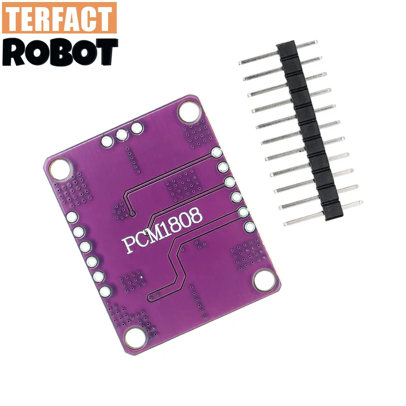 TERFACT 2 قطعة PCM1808 105dB SNR الصوت ستيريو ADC واحدة نهاية التناظرية المدخلات فك 24bit مكبر للصوت لوحة تركيبية لاعب وحدة