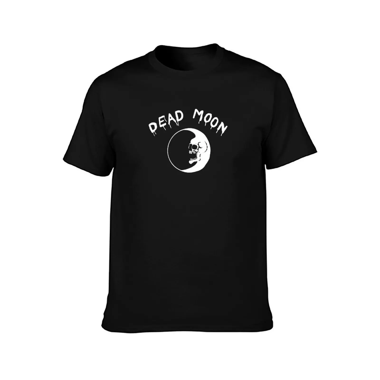 Dead Moon Spaghetti Strap T-Shirt Summer Casual Cotton Tee Oversized Streetwear Tops Vintage Graphic Print Unisex Men Women