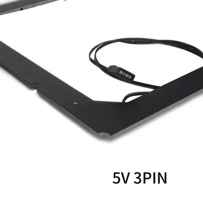 Dekoracyjna płytka oświetleniowa 5V ARGB SYNC, płyta główna M/B IO RGB Backplate, lampka podświetlająca płytę główną ATX Lighthouse Desktop — zdjęcie produktu 4