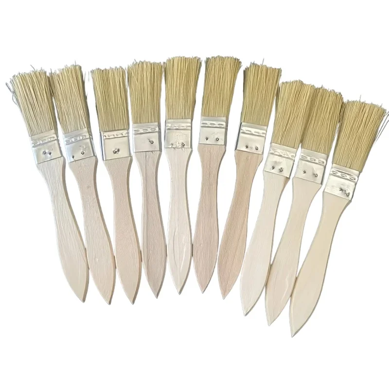 mane brushes, (10-Pack) suitable for art, handicrafts, plastering, painting, glue application, wooden handles