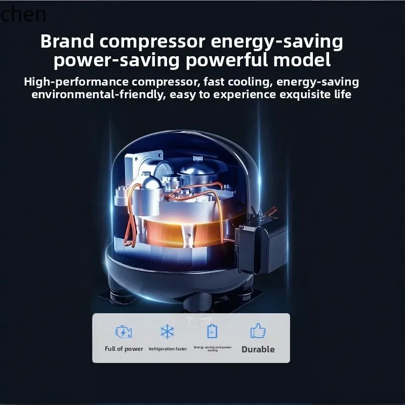 drawer type fully frozen freezer vertical single door refrigerator ice bar household small breast milk side door freezer