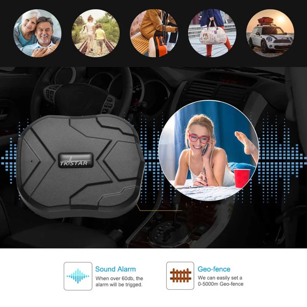 TKSTAR TK905 2G 4G Car GPS Tracker 5000mAh Long Standby Dual