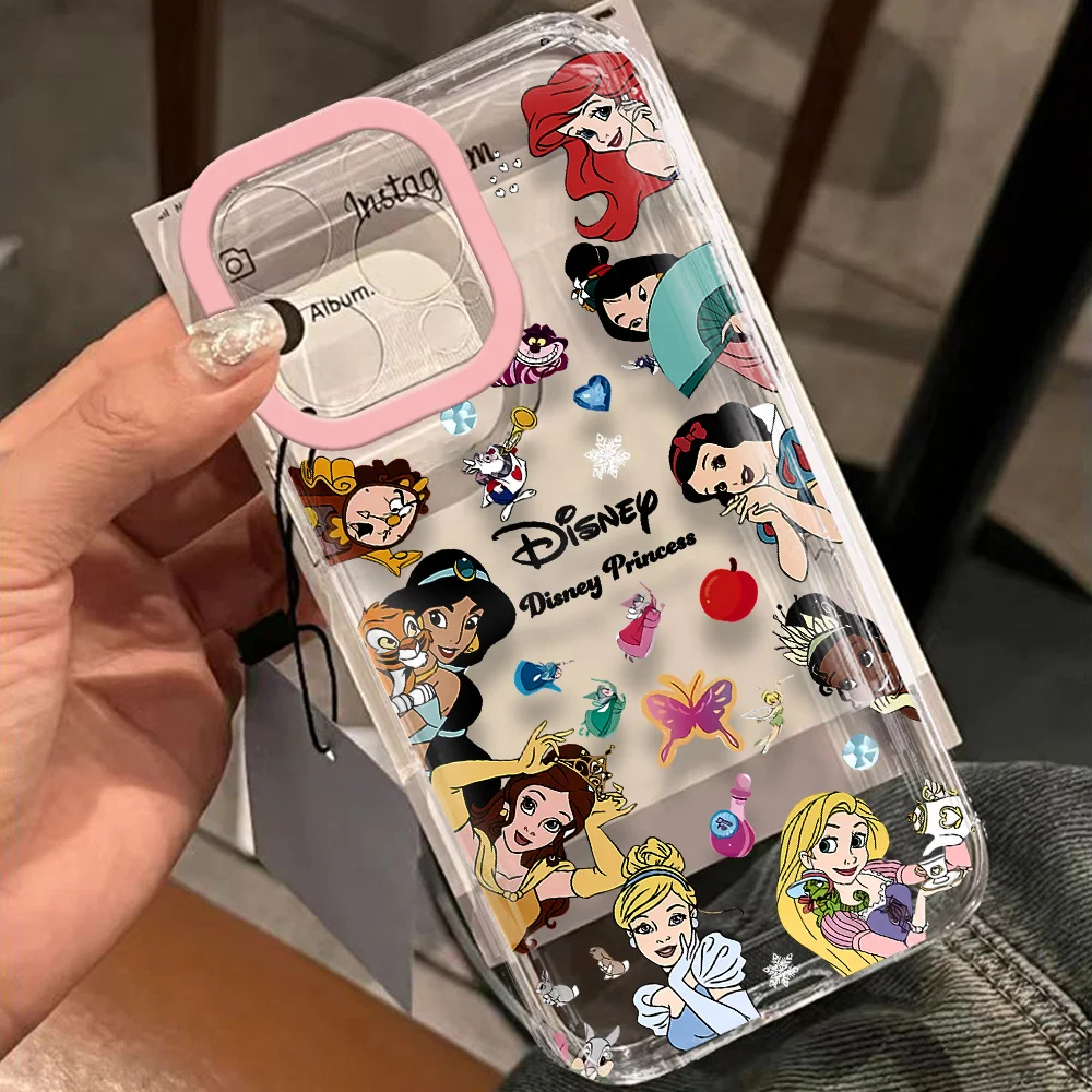 Disneys Princess Clear Space Phone Case For Huawei P 30 50 Pro Lite Nova 5 6 7 9 7SE Pro 5G Transparent Cover