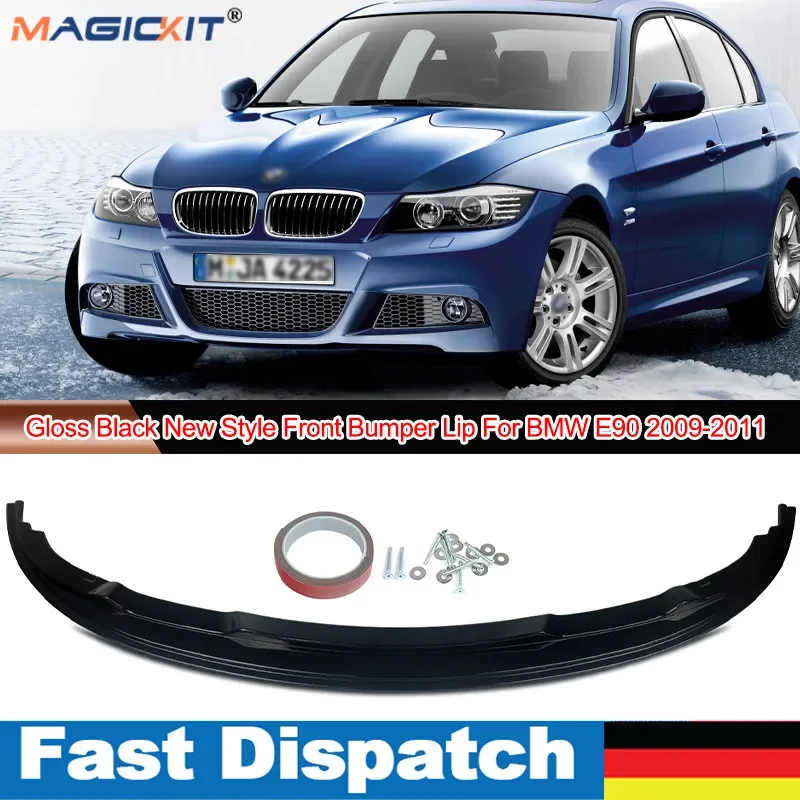 

MagicKit FOR BMW 3' E90 E91 M SPORT FRONT SPLITTER BUMPER LIP GLOSS BLACK LCI 09-2012