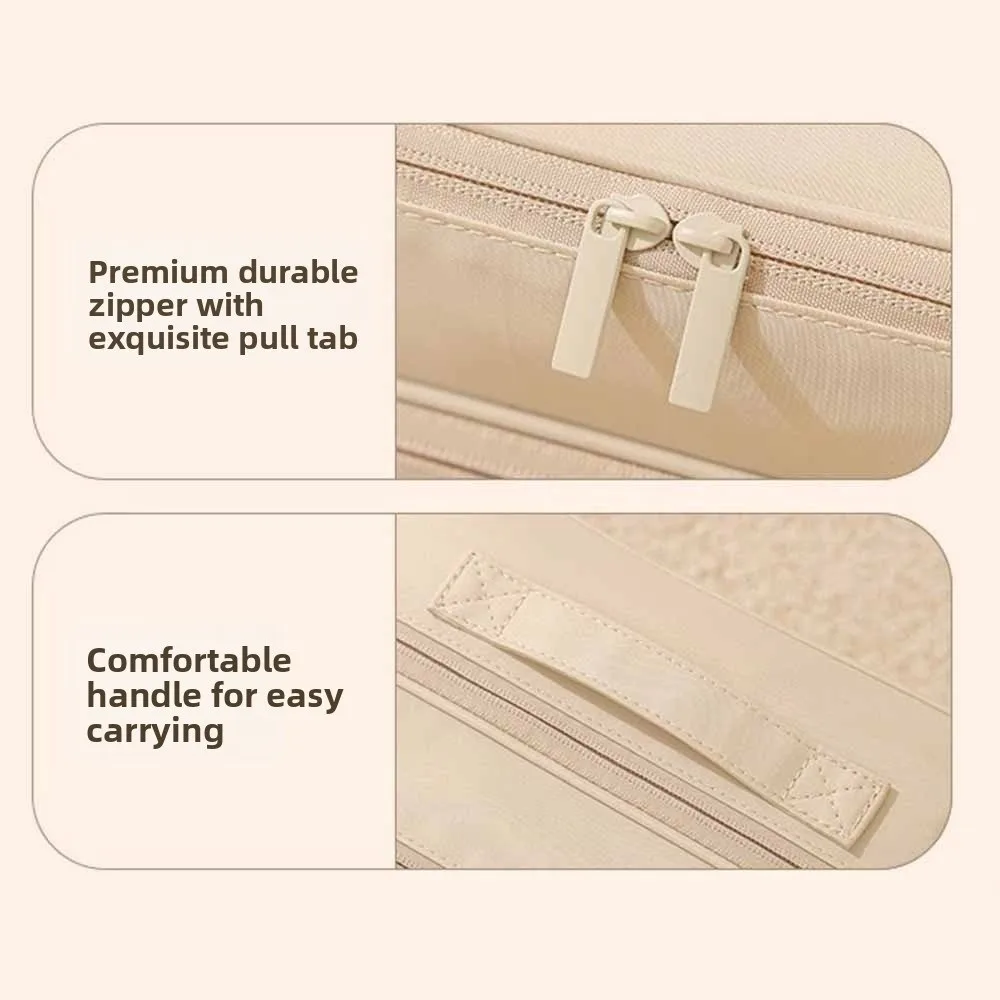 Handheld Travel Shoe Bag Large Capacity Dustproof Shoes Storage Bag with Zipper Mildew-proof Shoe Carrier Bag