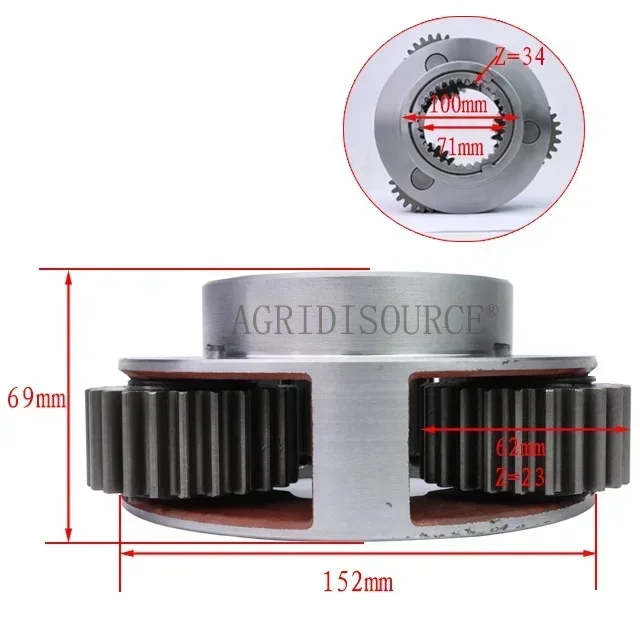 

New FT800.37D.018 Planetary Rack Assembly for Foton Lovol Agricultural Machinery & Equipment Farm Tractors Tractors Parts CN;SHN