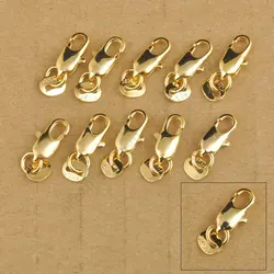 20pcs/lot Fashion High Quality Necklace Bracelet Chain DIY Jewelry Lobster Clasps Hooks Free Shipping Wholesale