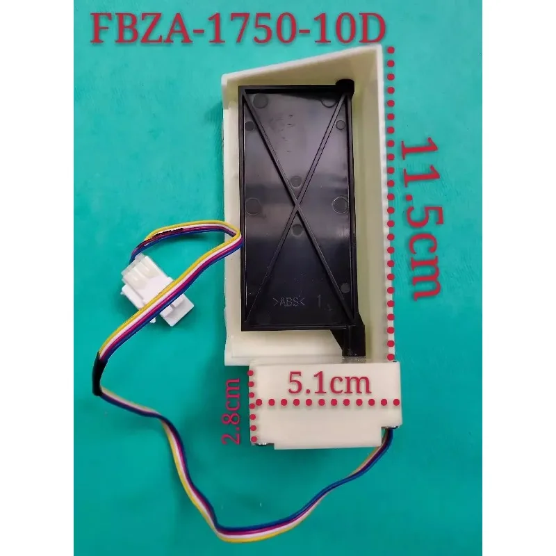 Motor de amortiguación eléctrico para refrigeración de refrigeradores FBZA-1750-10D 12V, interruptor de conducto de amortiguación eléctrico W29-15, 1 unidad