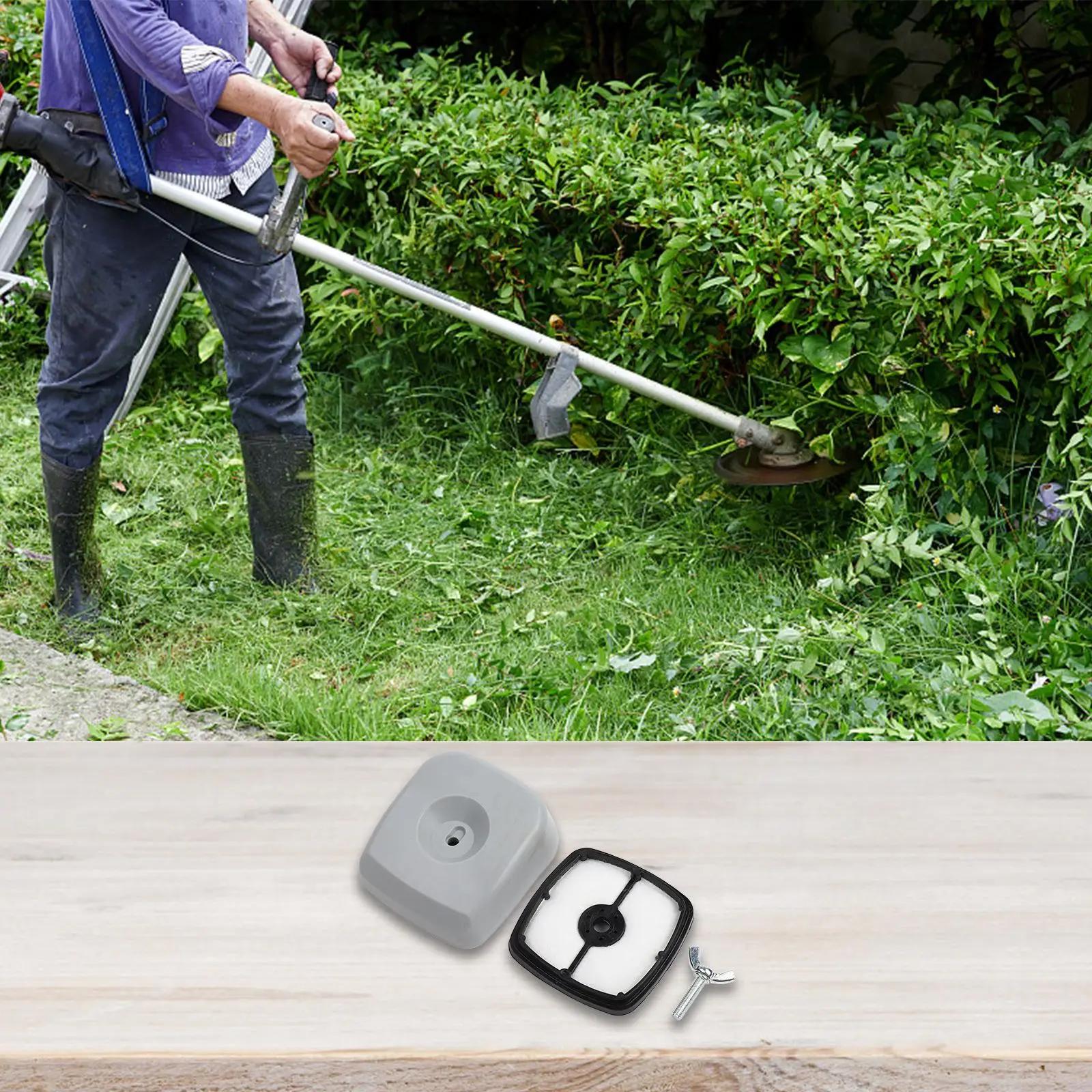 

Outdoor Gardening Air Filter Kit Easy Installation Engine Protection Dust And Debris Capture Long-Lasting Durability