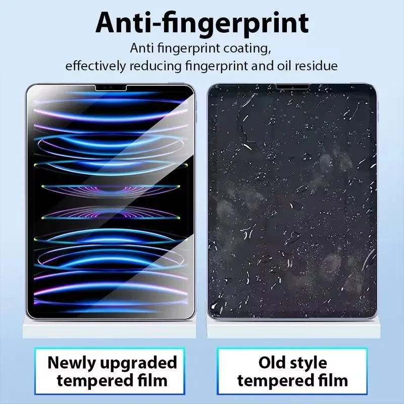 أداة سهلة التركيب من الزجاج المقسى لجهاز iPad Air 13 11 5 4 Pro 13 11 A16 11th 2025 12.9 10th 9th Mini 7 6 HD واقي للشاشة #4