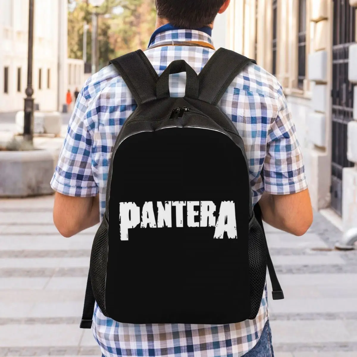 Pantera Heavy Metal Band Music Student Backpack School Bag Hiking Travel Daypack for Boys Girls Fashion Bookbag Shoulder Bags view 3