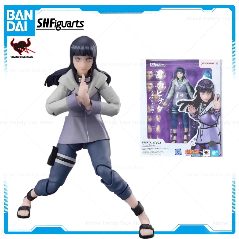 

In Stock Original BANDAI S.H.Figuarts Naruto SHF Hinata Hyuga Virtuous Byakugan Anime Action Figure Model Collection Toy WY