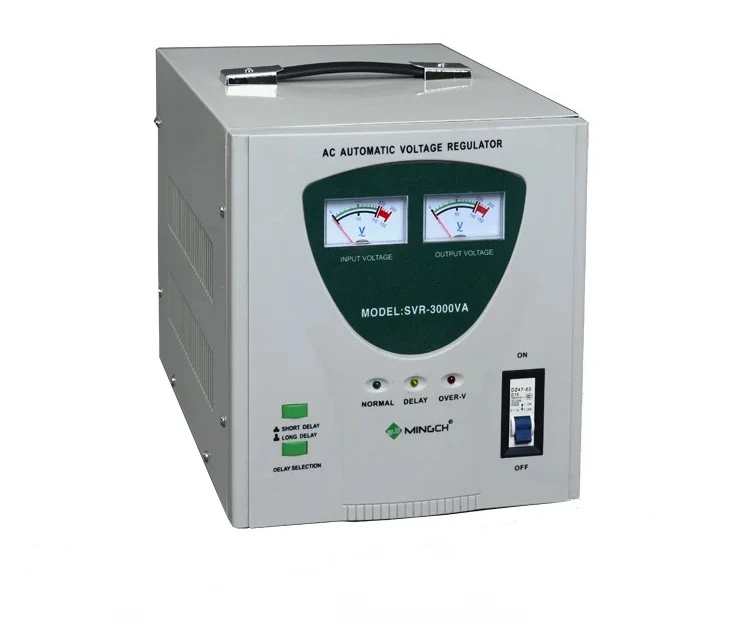 Automatic Voltage Regulator 10KVA, 8KW for Unstable Grid and Backup Generator Power Supply, 110V-220V Single Phase