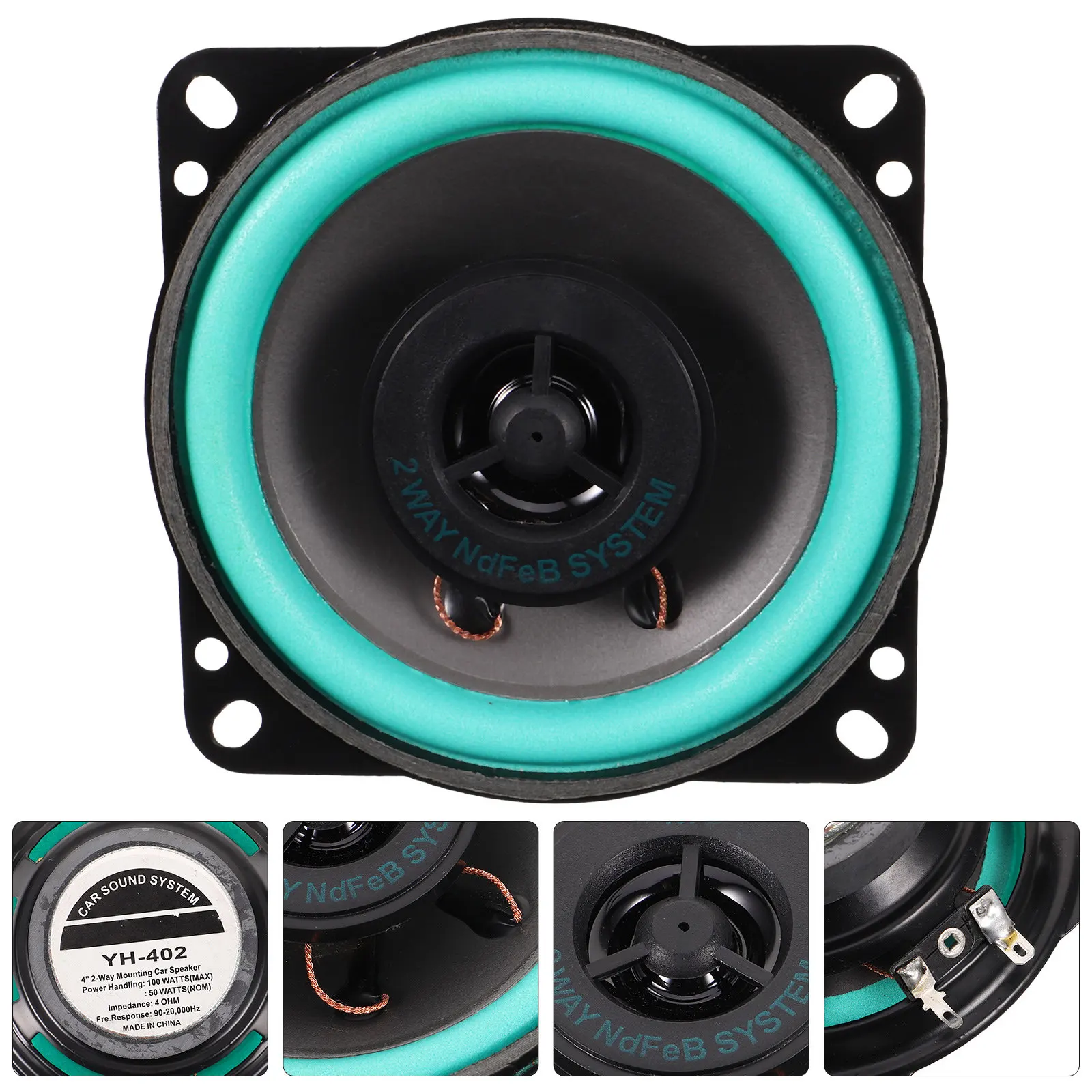 

Автомобильный динамик для двери автомобиля, полнодиапазонный, 100 Вт, мощный, с чистым звуком, компактный, устойчивый к влаге и деформации.