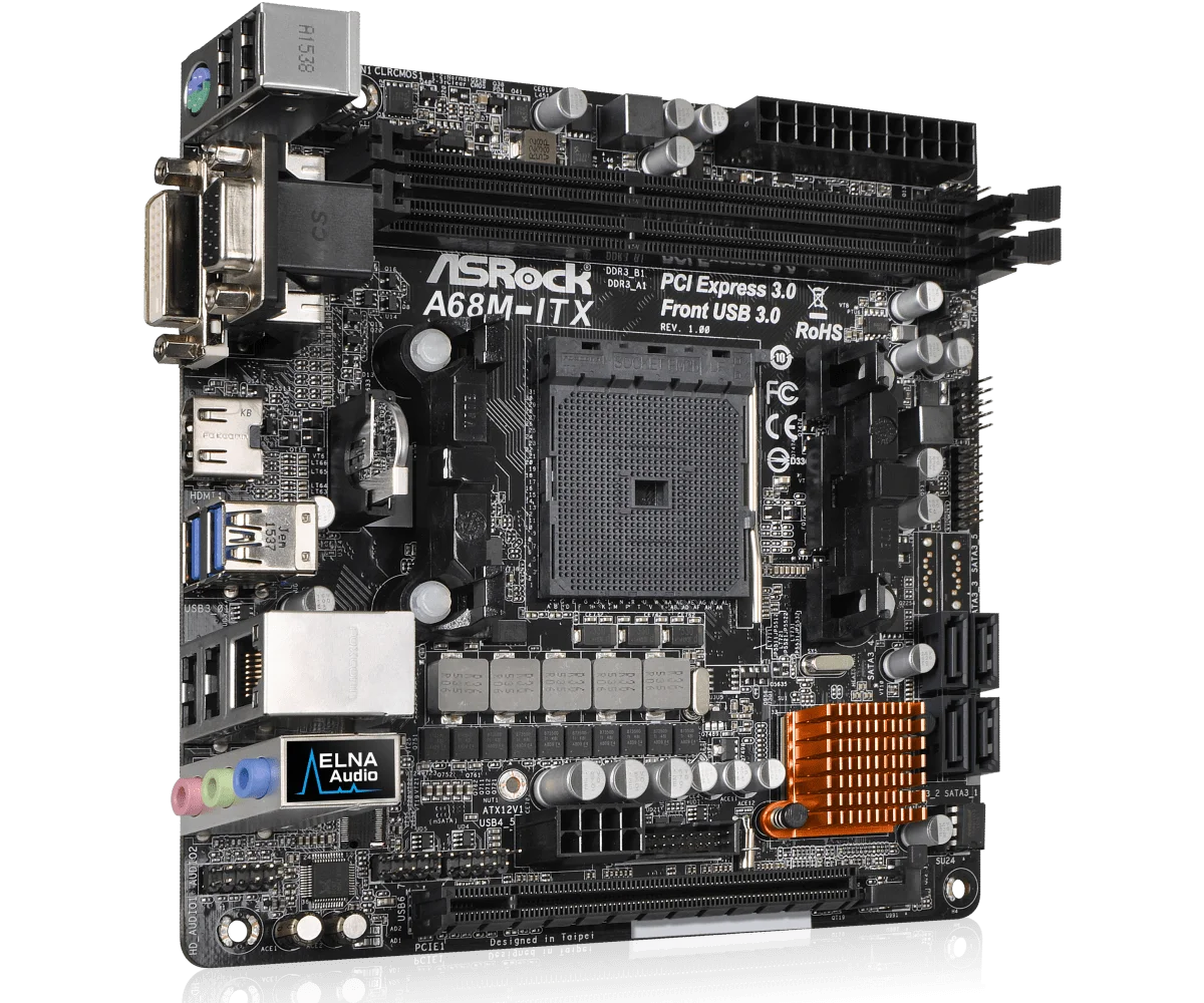 ASROCK A68M Mini-ITX Motherboard A68M-ITX Socket FM2 AMD A68H DDR3 support AD780 AD786 AD5700 AD870 AD767 AD642 AD660 AD7300 cpu