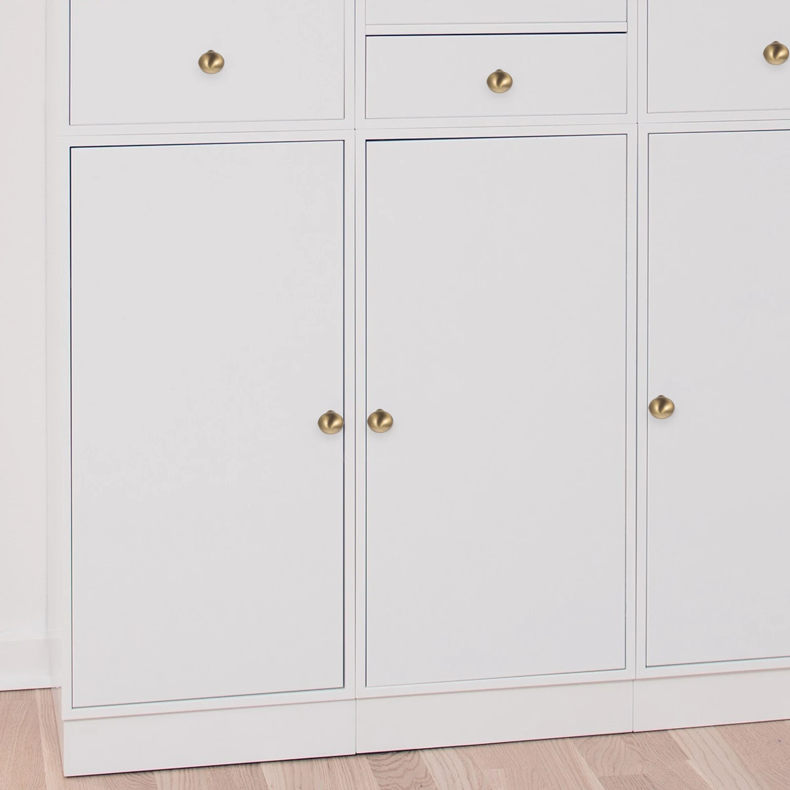 

Brass Cabinet Knob Gold Drawer Handle Dresser Pulls Metal Wardrobe Door Handle Durable Elegant Hardware Closet Cupboard Handles