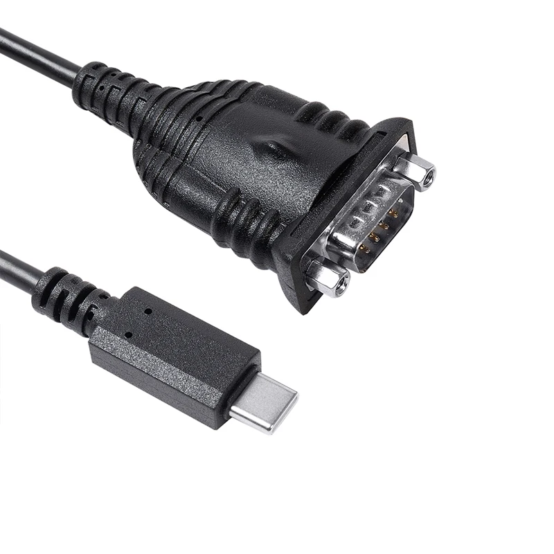 Wydajny kabel konwertera USB typu A na DB9 męski RS232 z pełnym rozszerzeniem pinów Obsługa Windows 7 8 10 11 XP Android Mac — zdjęcie produktu 5