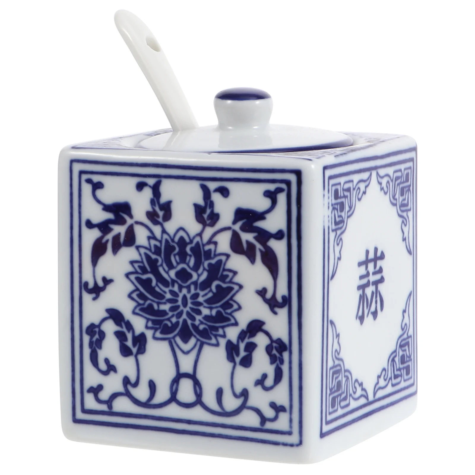 

Kitchen Seasoning Organizer Sugar Jar Pot Strong Ceramic Material Spice Jar Water Tank Ceramic Seasoning Bottle