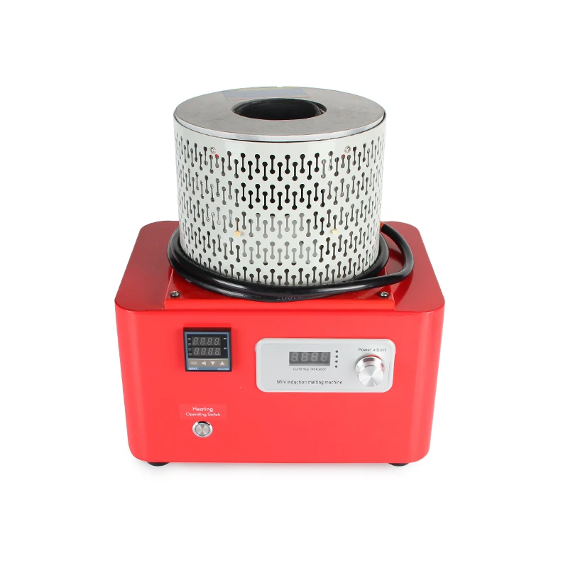 High Quality 220V Desktop Induction Melting Furnace Jewelry Casting Machine 1kg 2KG 3KG Gold Metal Induction Furnace