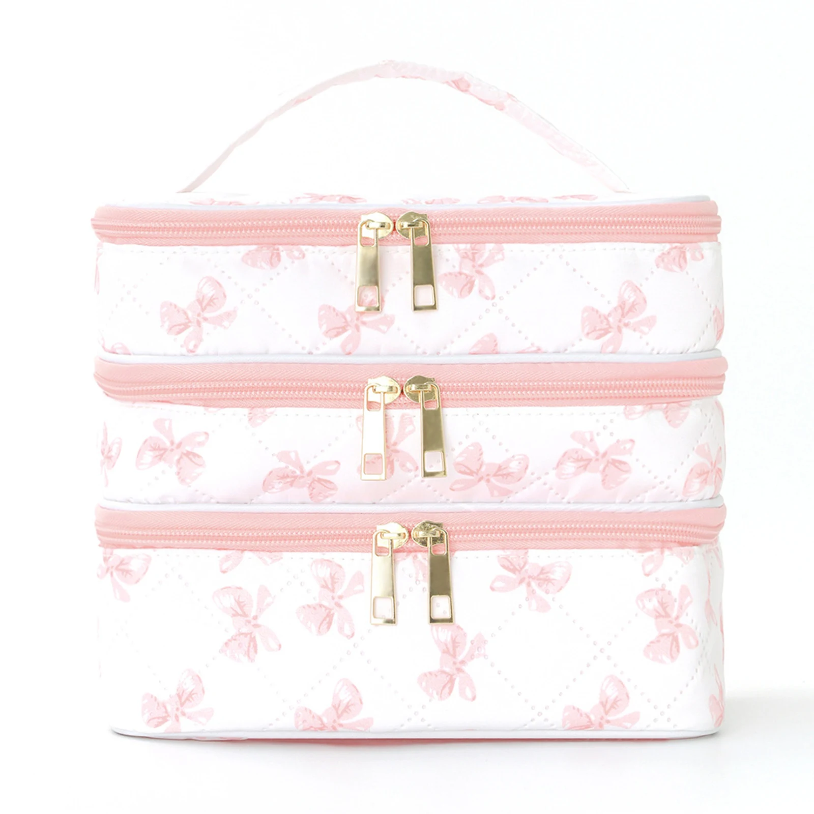 

Двухслойная дорожная косметичка, большая сумка для хранения лаков для ногтей, органайзер для косметики для женщин, органайзер для дорожных аксессуаров