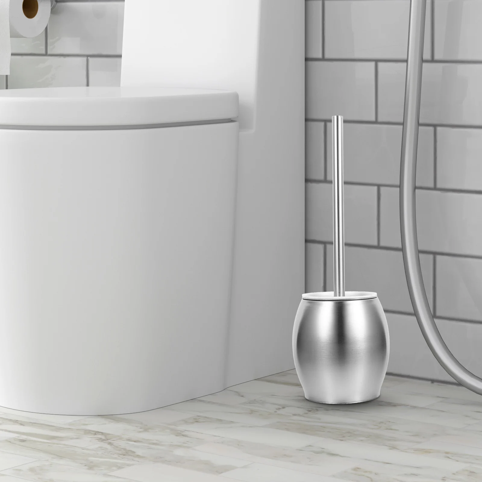 

Brush Small Base Bowl Toilet Brush Toilet Bowl Scrubber Compact Lightweight Bathroom Accessories