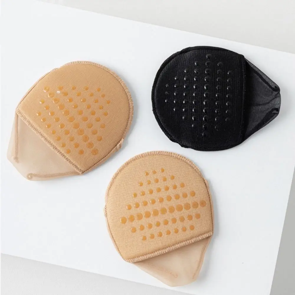 1 زوج جديد سيليكون نصف أقدام الجوارب تنفس لينة تو الجوارب القطنية المضادة للانزلاق عالية الكعب الجوارب