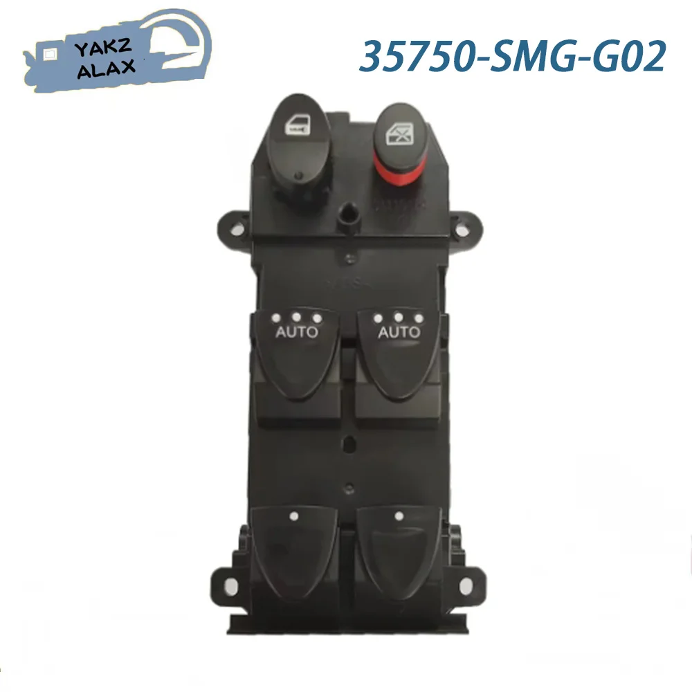 

35750-SMG-G02 for Honda Civic 2005-2012 Front Left 2AUTO Electric Master Power Window Control Switch Button Car Accessories