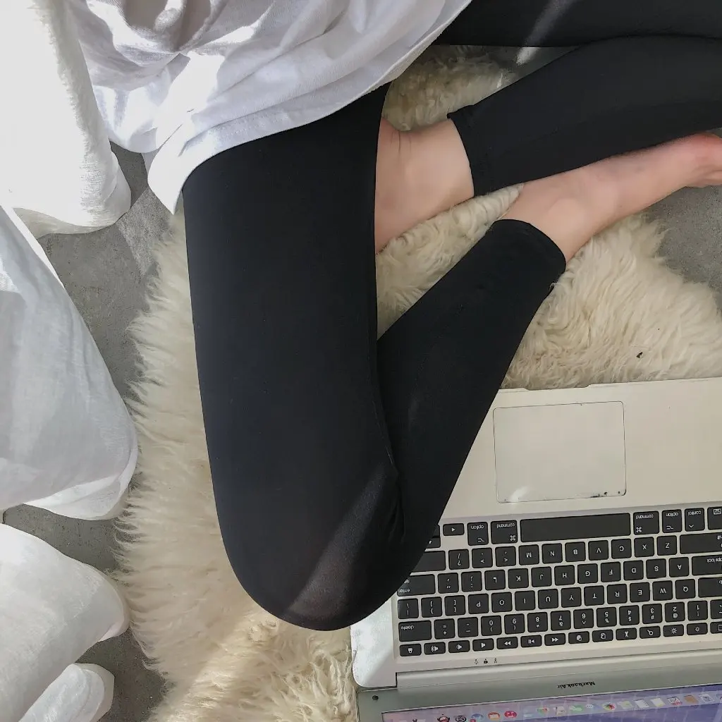 

Women's Shark Skin Nine-Point Pants 606 Spring Autumn Tight Leggings Medium Thick High Elasticity One Piece for Dropshipping