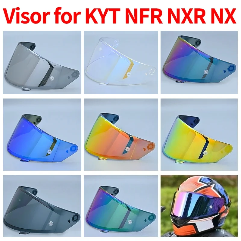 

KYT Шлем Козырек Защитная линза для KYT NFR NX Полнолицевой шлем Аксессуары для мотоциклов Capacete KYT Оригинальный козырек Cascos Para Moto