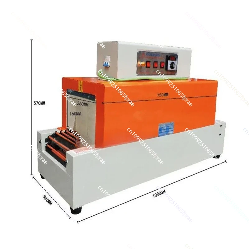 Heat Shrinkable Film Sealer Automatic Blister Machine Retractable PVC Shrink Film Heat Sleeve Plastic Packaging Machine BS-260