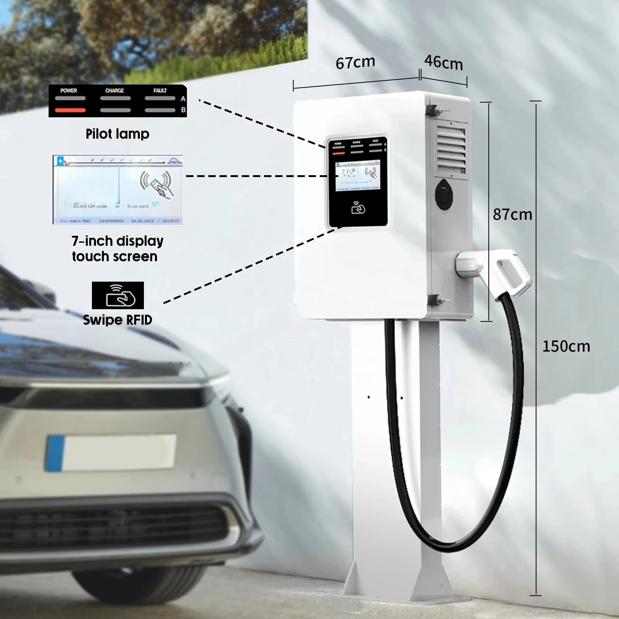 Wholesale Power Station 30KW CCS2 NACS Chademo Outdoor DC Output New Condition EV Charger for Manufacturing Use Home