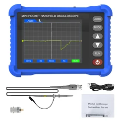 HoldPeak HP-250K Mini Digital Portable Oscilloscope 250kHz Bandwidth 2.5MS/s Sampling Rate Electronics Practicality Repair Tools