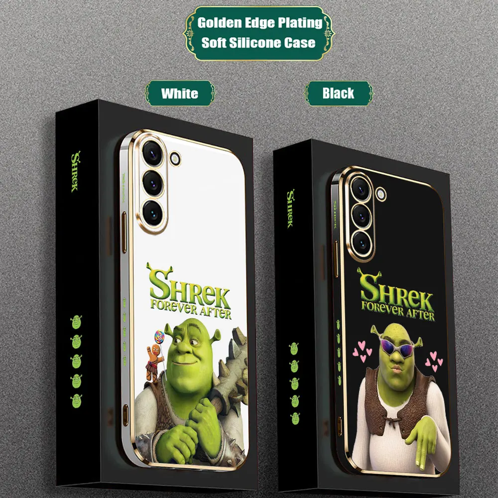 Funny Movie Shrek Anime Case For Samsung Galaxy Note Ultra 20 10 9 8 Plus A15 A14 A13 A05 S M62 M53 M51 M33 M32 M31 M30S Cover