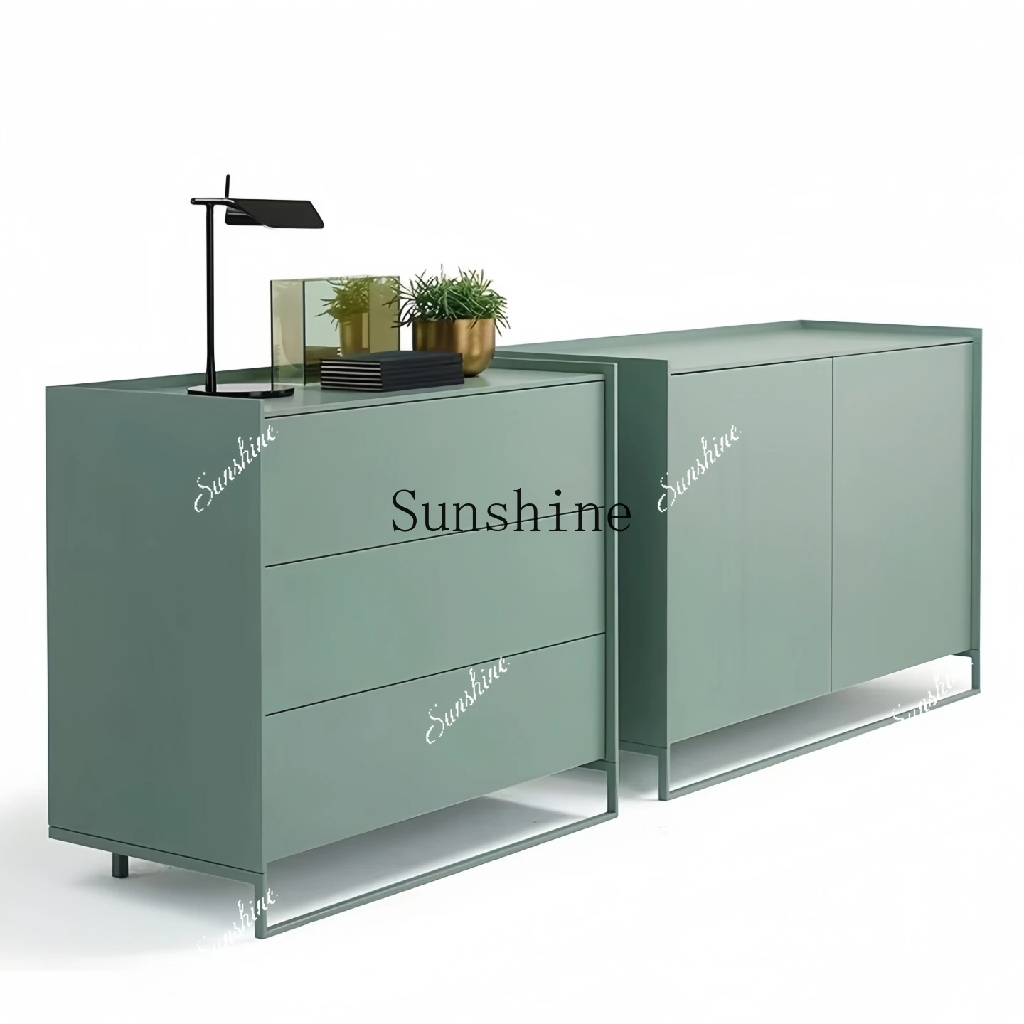 

Modern Simple Bedroom Locker Multifunctional Storage Cabinet FT