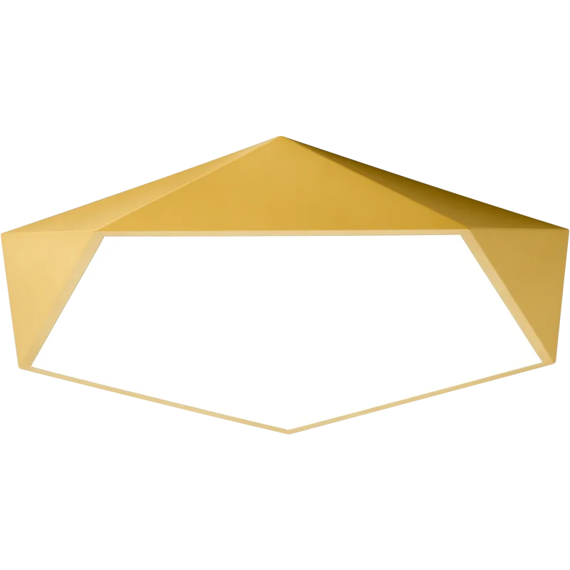 modern simple candy  ceiling lamp living room bedroom creative personality solid wood LED geometric ceiling lamp