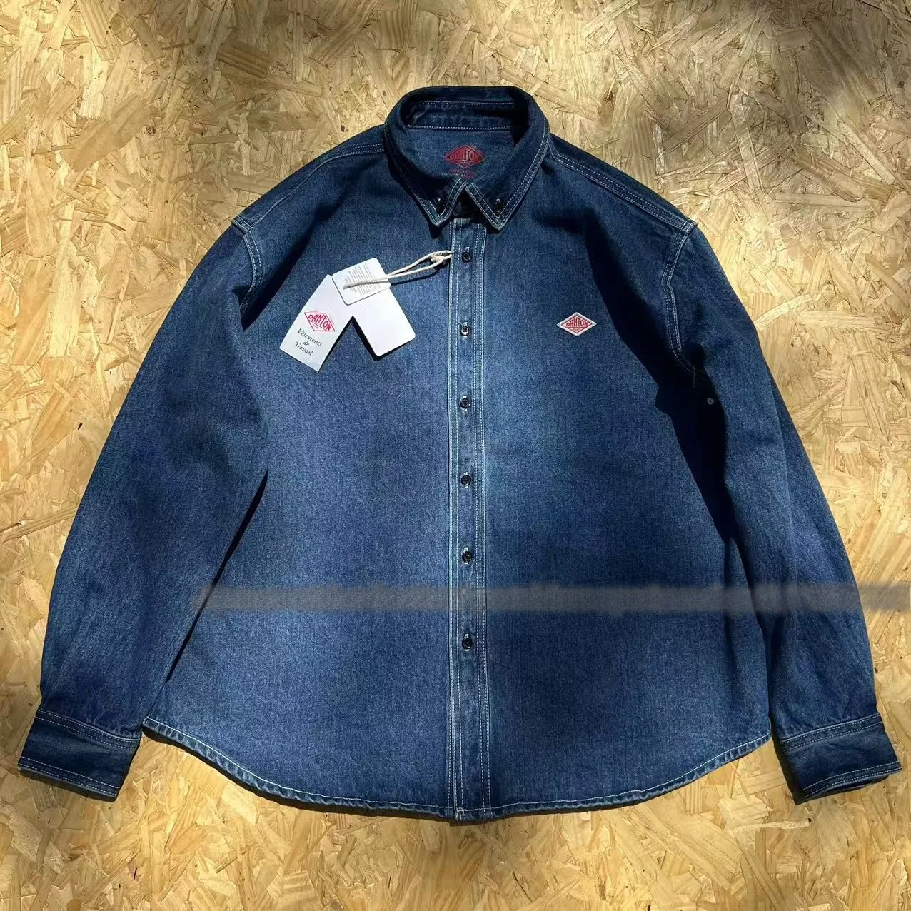 

Waed Denim Jaet ex Spring Autumn Trendy Simple Outerwear Men's Version Loose Fit Japanese Line Artistic Sle Long Sl...