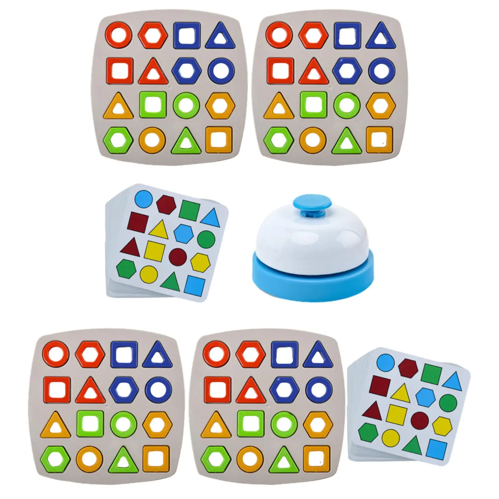 Shape Puzzle Color Recognition Counting Skill Geometric Stacker Game Montessori