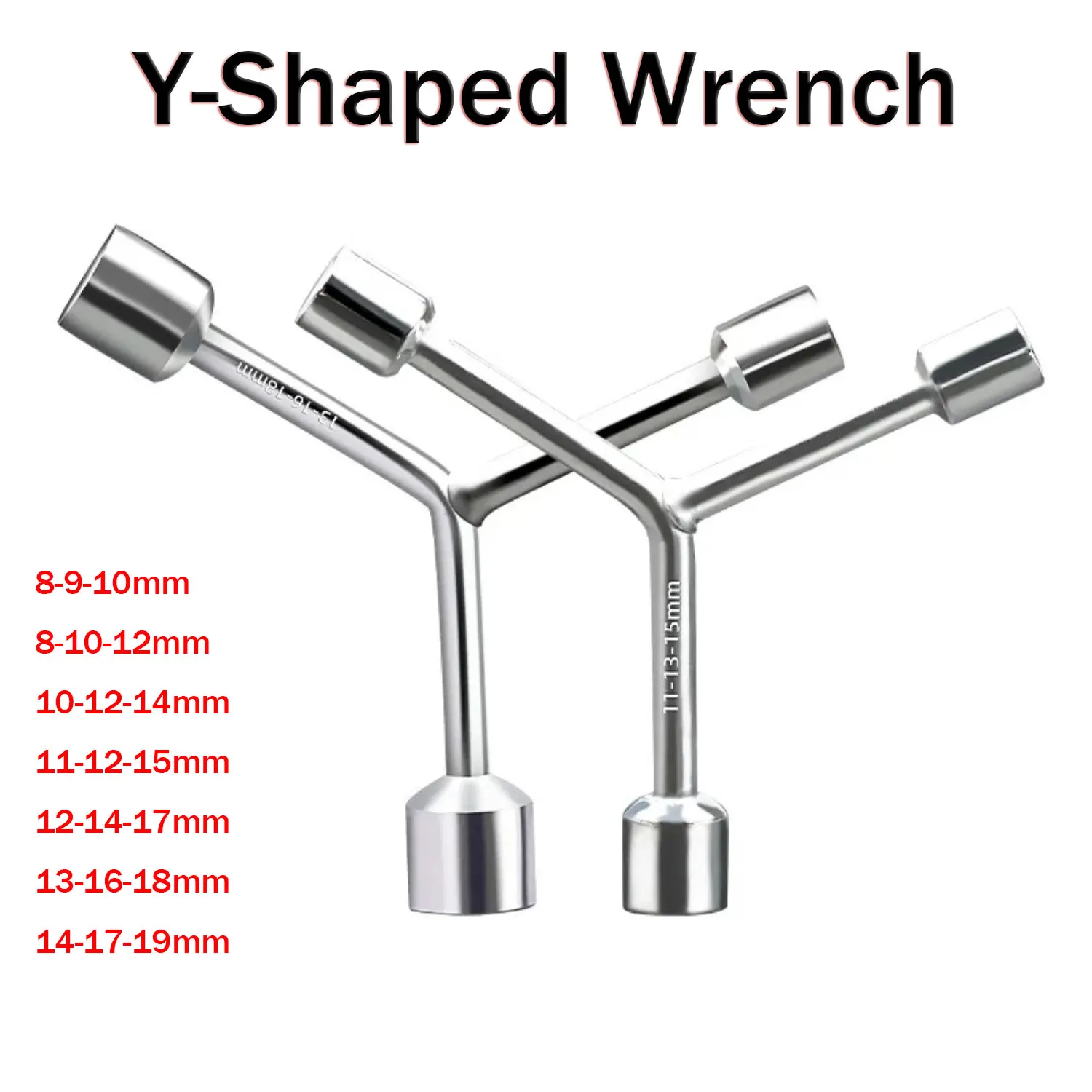 1PCS Y Shape Socket Wrench Bike Allen Wrench Internal Hexagon Wrenches 8/9/10mm 8/10/12mm Road Bicycle Cycling Hex Key Tools