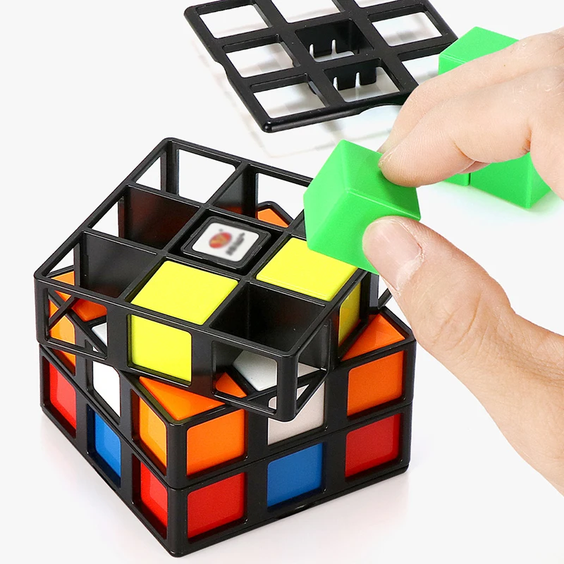 Cubo mágico de 3x3 para niños, juguete educativo con forma de rompecabezas, juegos divertidos, ideal para regalo de cumpleaños