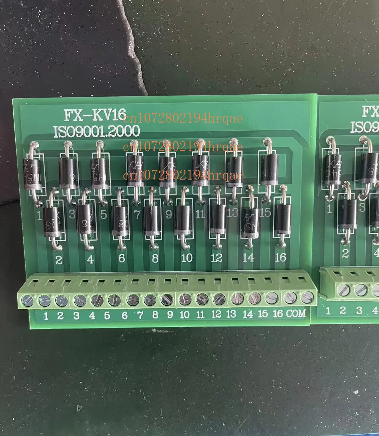 Flyback Diode Circuit Boards (FX-KV16, FX-BV/16, FX-KV10) for CNC Machine Tool Solenoid Valves